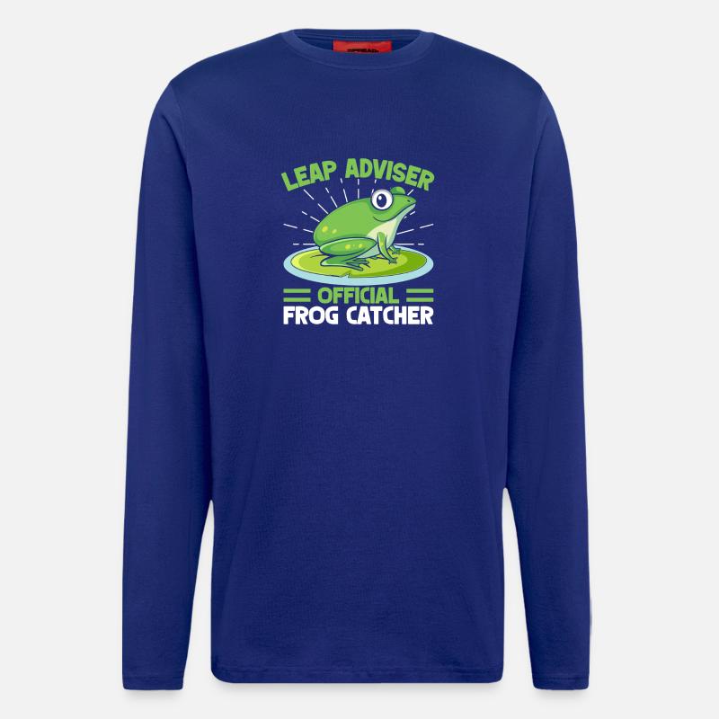 Frog Catcher Leap Adviser Frog - Langarmshirt - made by SPREAD - Iconic Blue