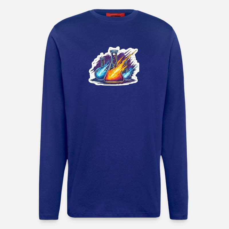 Lab Geek Quadrantid Meteor Shower Lab Experiment - Longsleeve - made by SPREAD  - Iconic Blue
