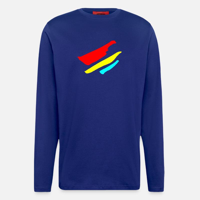 Stripes - Flag Pattern VECTOR - Longsleeve - made by SPREAD  - Iconic Blue