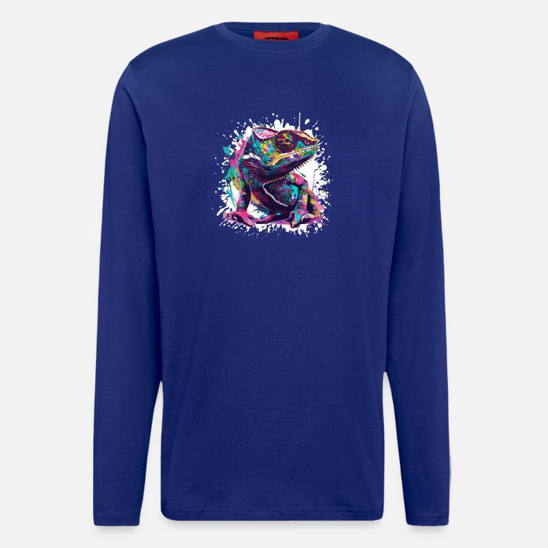  Gecko Spritzer - Langarmshirt - made by SPREAD  - Iconic Blue