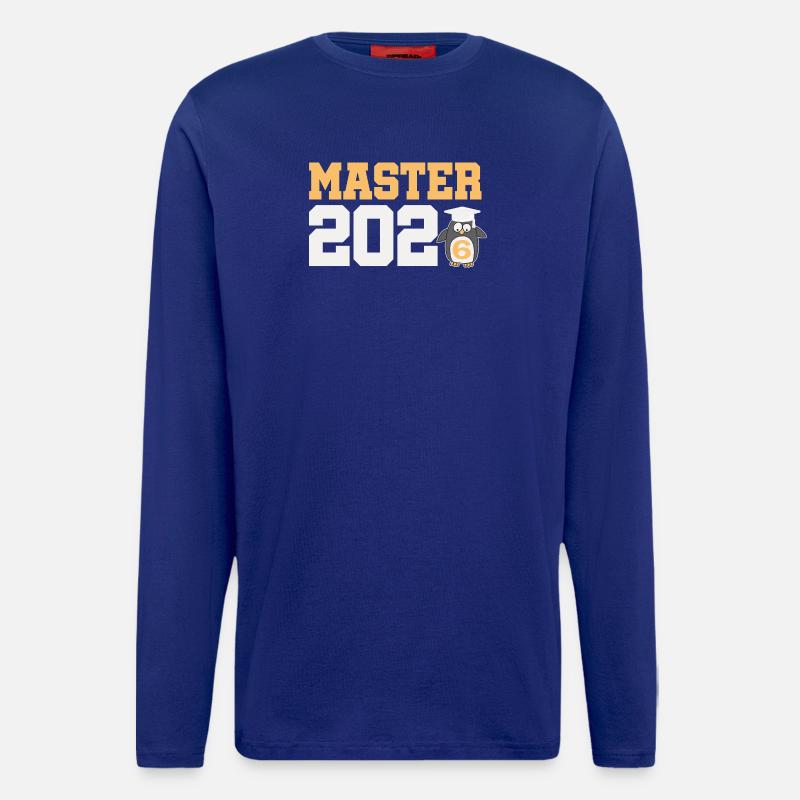 Master 2026 Abschluss Promotion Sponsion - Langarmshirt - made by SPREAD - Iconic Blue