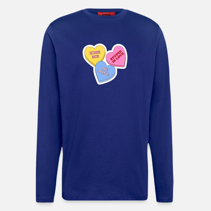 Candy-Hearts-Design - Langarmshirt - made by SPREAD  - Iconic Blue