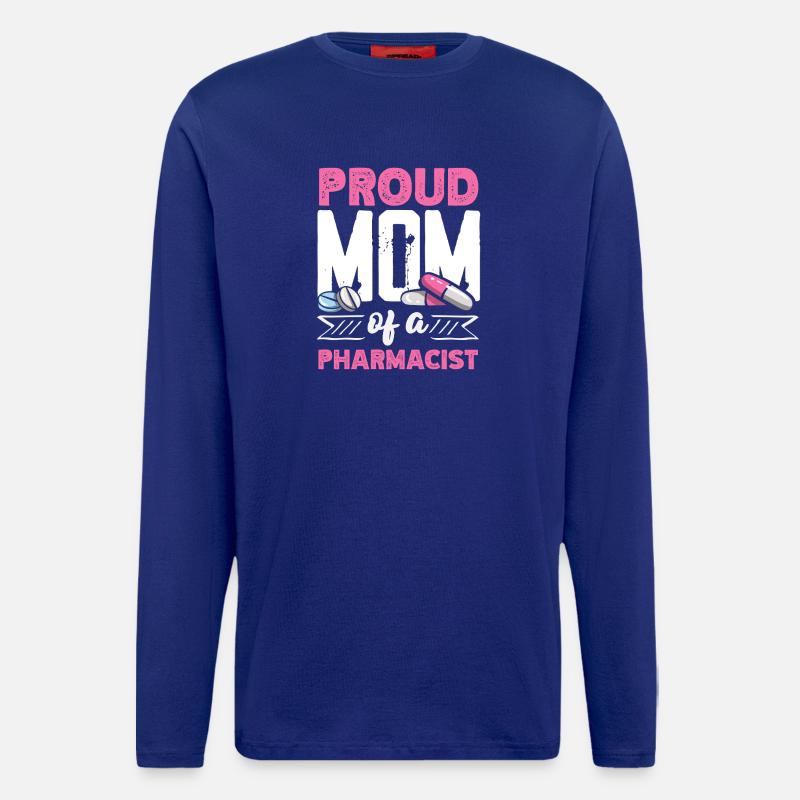 Stolze Mutter Eines Pharmazeuten - Langarmshirt - made by SPREAD - Iconic Blue