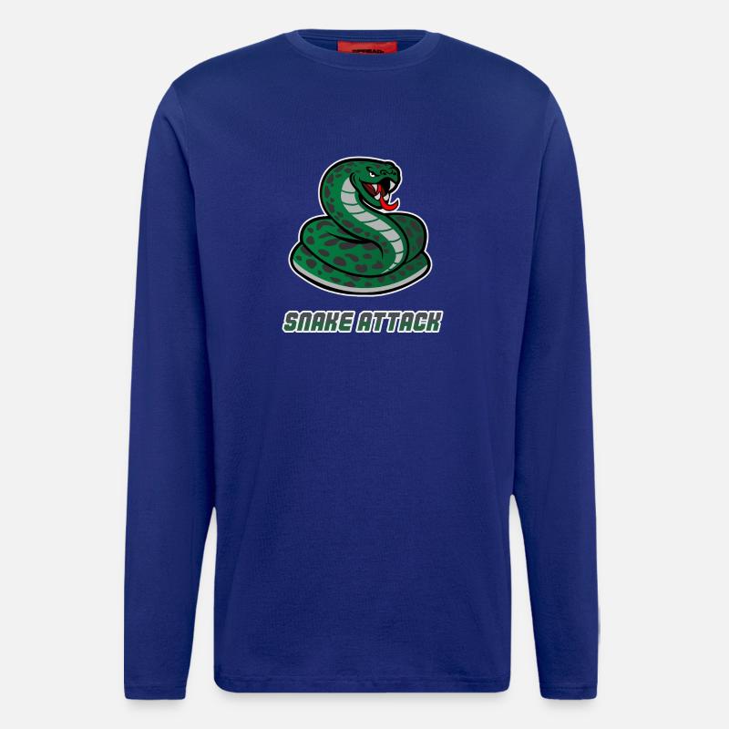 Schlangen-Workout - Langarmshirt - made by SPREAD  - Iconic Blue