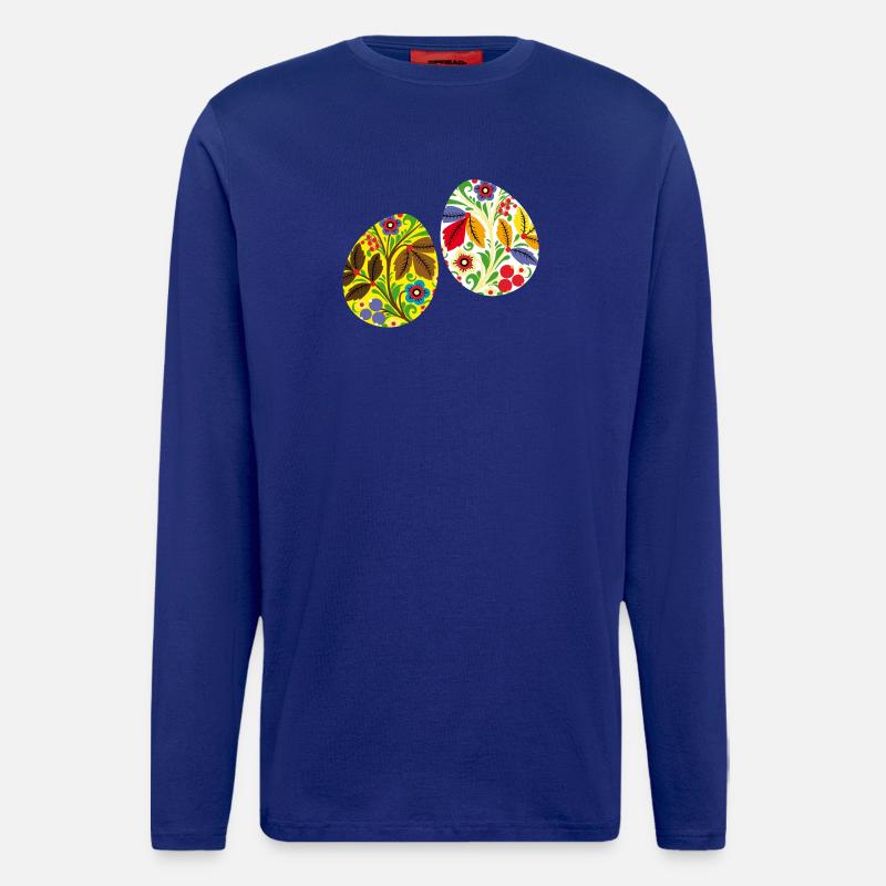 Easter eggs - Longsleeve - made by SPREAD  - Iconic Blue