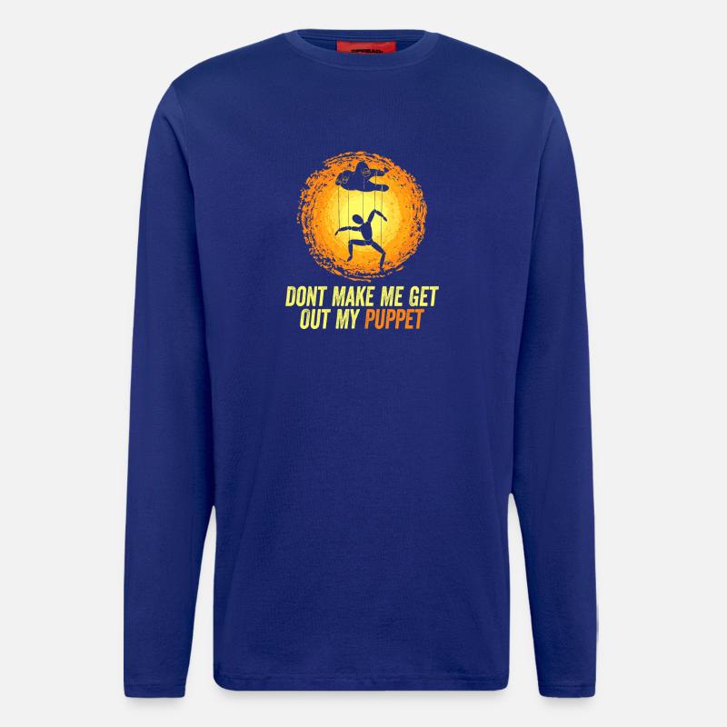 Puppet Master Pun Tee - Longsleeve - made by SPREAD  - Iconic Blue
