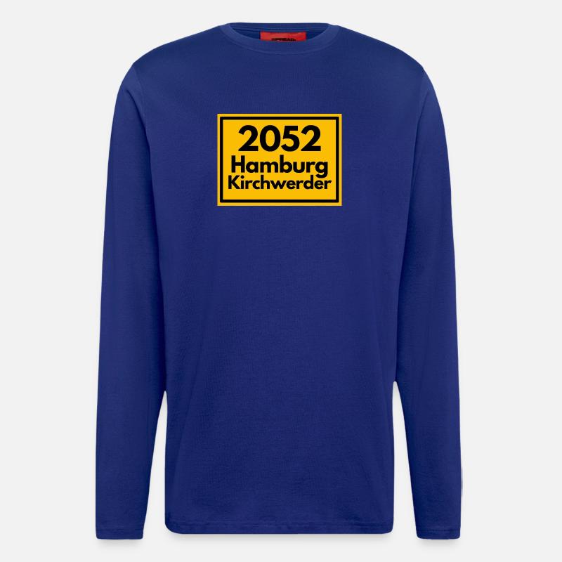 OLD POSTCODE POSTCODE 2053 HAMBURG KIRCHWERDER - Longsleeve - made by SPREAD  - Iconic Blue