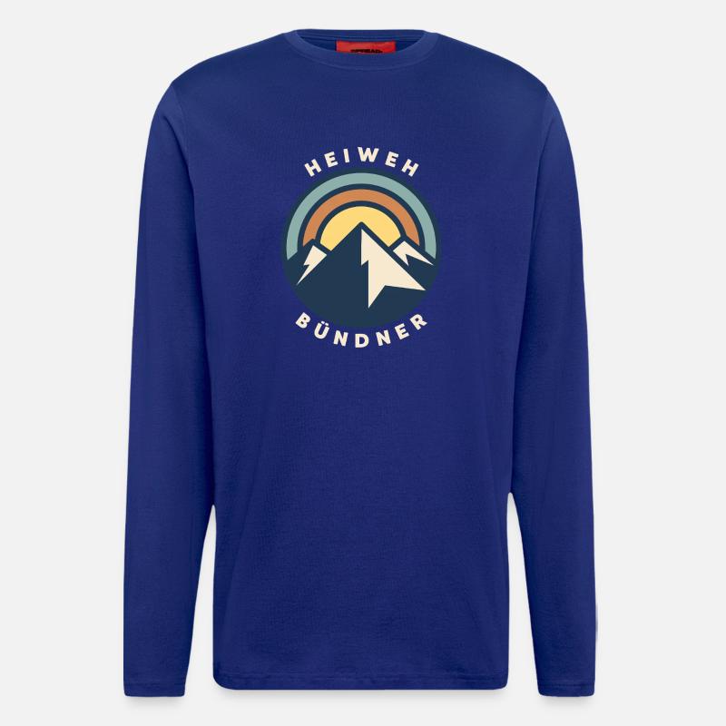 Heiweh Bündner - Langarmshirt - made by SPREAD  - Iconic Blue
