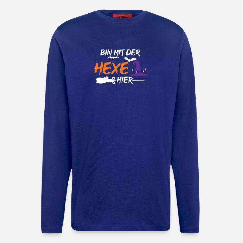 Halloween Hexe - Langarmshirt - made by SPREAD  - Iconic Blue