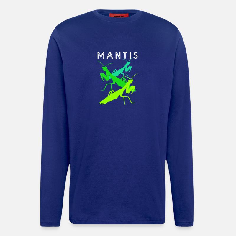 Worshipper Mantis Mantis - Longsleeve - made by SPREAD  - Iconic Blue