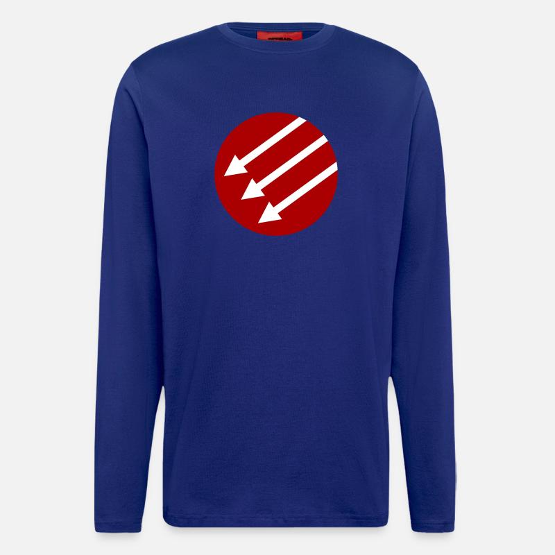 Iron Front / Eiserne Front / Järnfronten - Longsleeve - made by SPREAD  - Iconic Blue