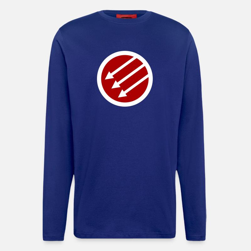 Iron Front / Eiserne Front / Järnfronten - Langarmshirt - made by SPREAD  - Iconic Blue