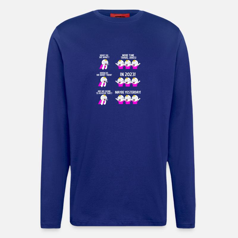 Zeitreise - Langarmshirt - made by SPREAD  - Iconic Blue