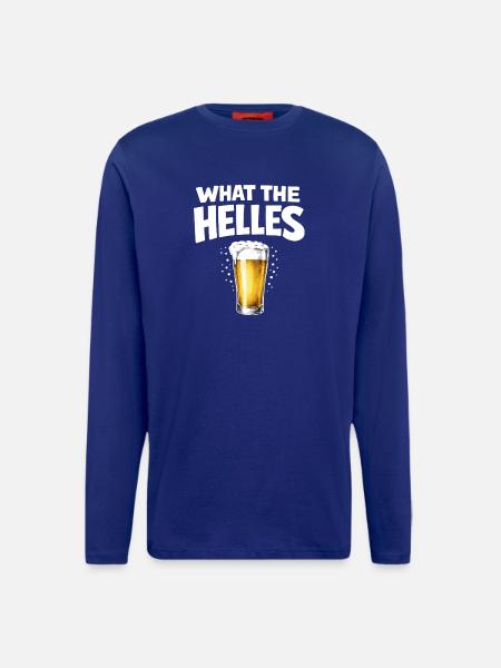 What the Helles - Langarmshirt - made by SPREAD - Iconic Blue