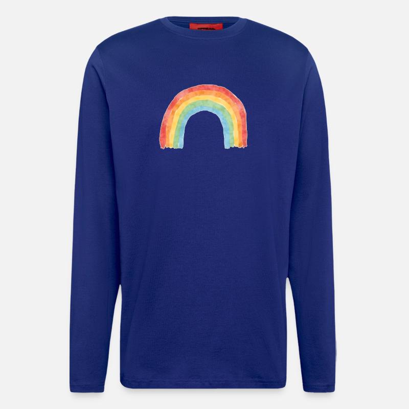 Regenbogen - Langarmshirt - made by SPREAD  - Iconic Blue