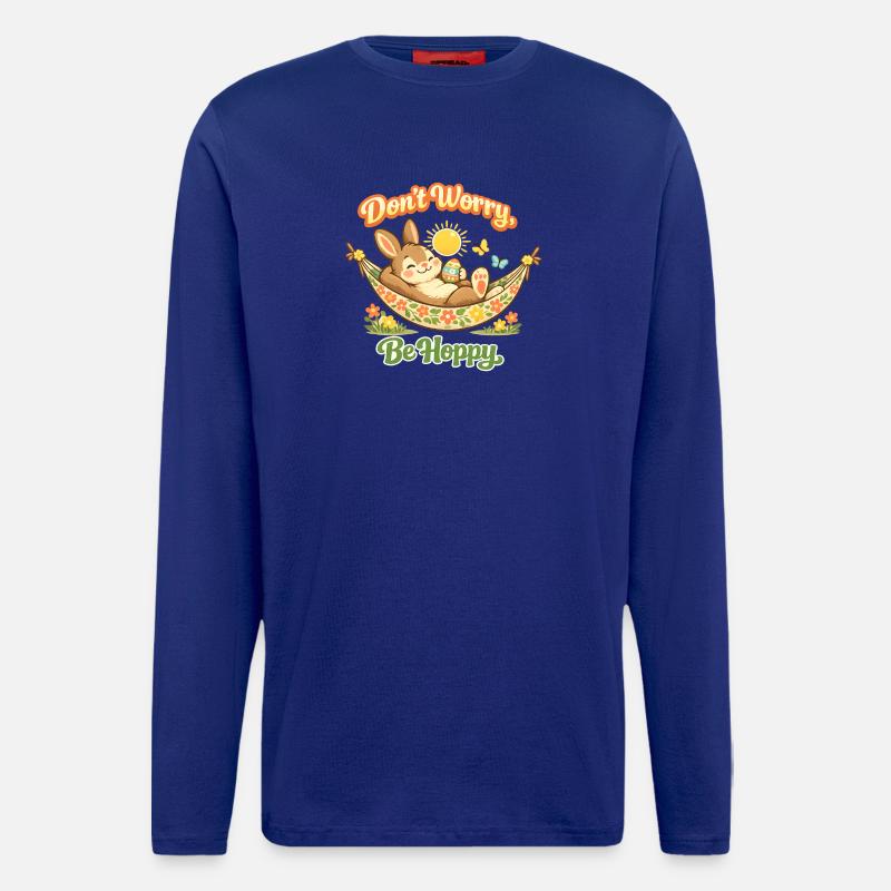 Saying Easter Bunny Funny - Longsleeve - made by SPREAD  - Iconic Blue