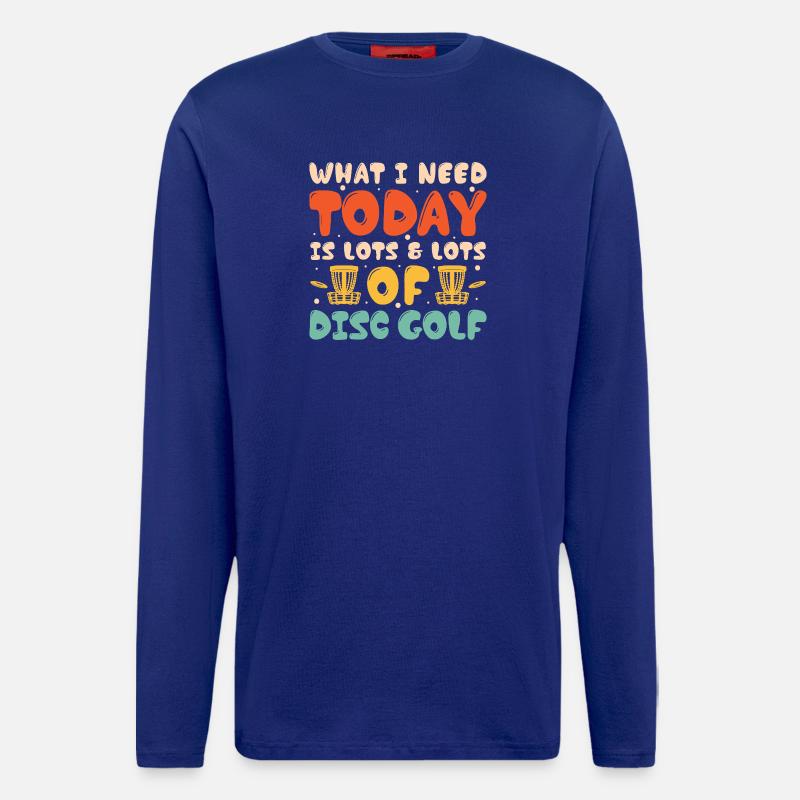 Disc Golf Gifts Disc Golf - Longsleeve - made by SPREAD  - Iconic Blue