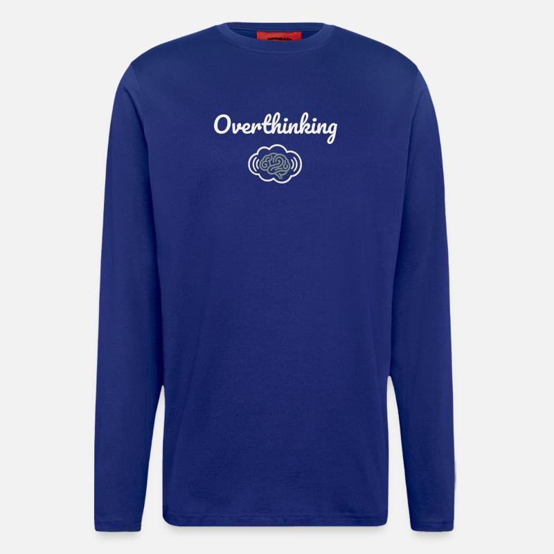Overthinking Brain Cloud - Longsleeve - made by SPREAD  - Iconic Blue
