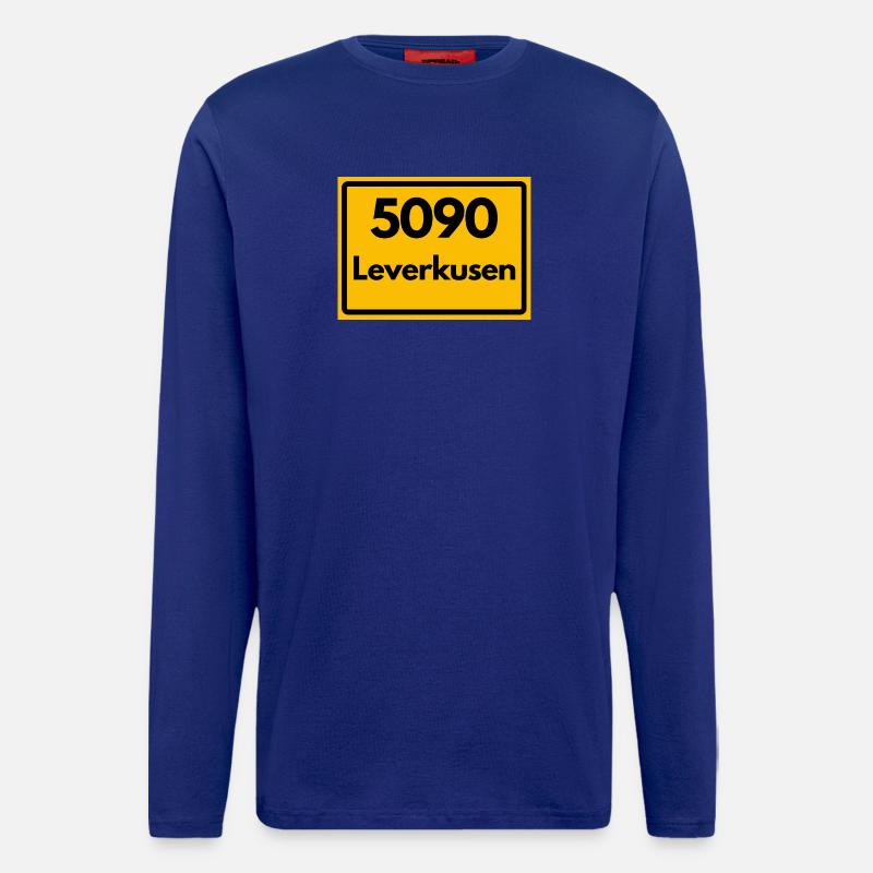 OLD POSTCODE POSTCODE RETRO 5090 LEVERKUSEN - Longsleeve - made by SPREAD  - Iconic Blue
