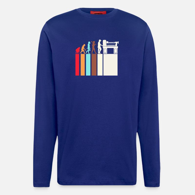 Locksmith Mechanic CNC Mechanical Engineering - Longsleeve - made by SPREAD - Iconic Blue