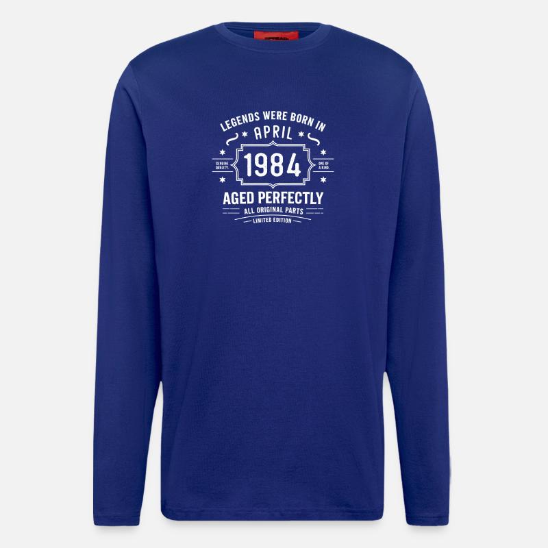 April 1984 - Langarmshirt - made by SPREAD  - Iconic Blue