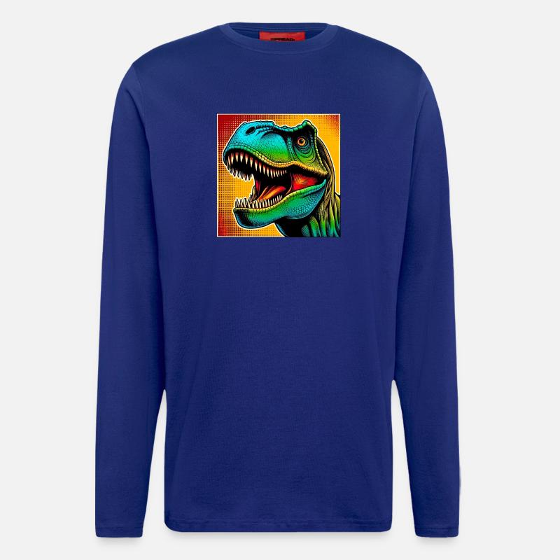Dinosaurier - Langarmshirt - made by SPREAD  - Iconic Blue