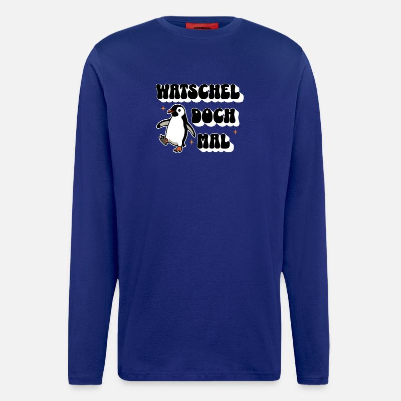 Watschel doch mal - Langarmshirt - made by SPREAD  - Iconic Blue