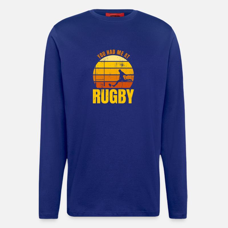 Rugbyspruch - Langarmshirt - made by SPREAD - Iconic Blue
