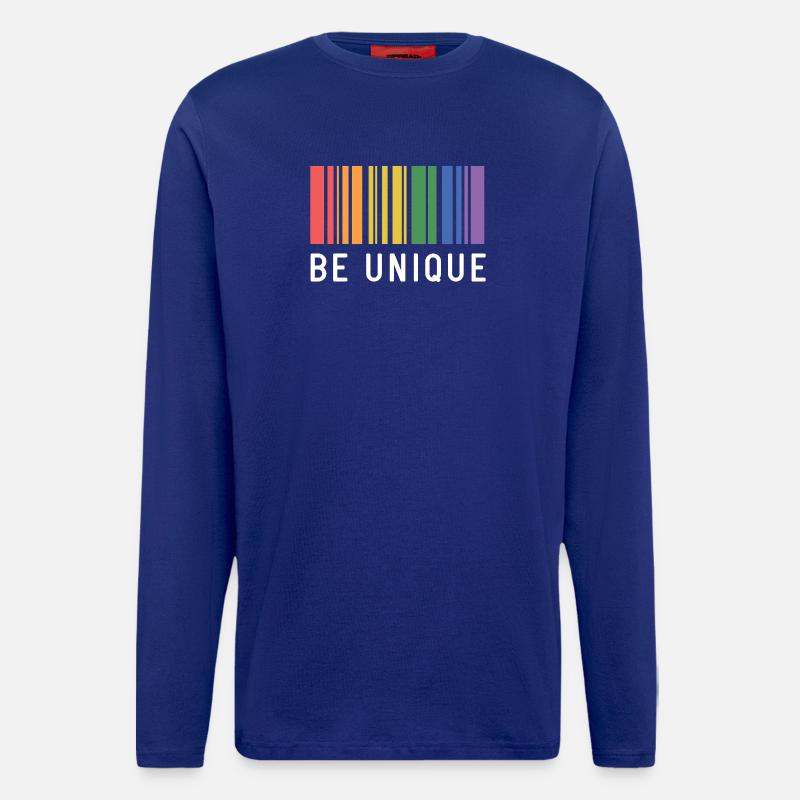 LGBT-Pride-Monat – Sei einzigartig - Langarmshirt - made by SPREAD - Iconic Blue