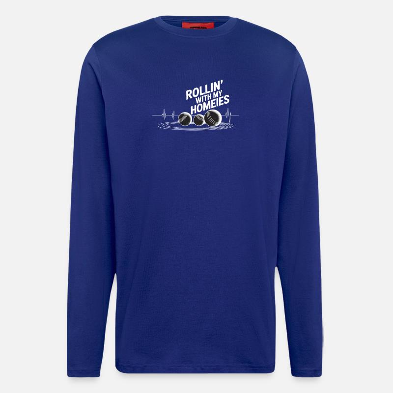Boccia King Präzision Leidenschaft 	 - Langarmshirt - made by SPREAD  - Iconic Blue
