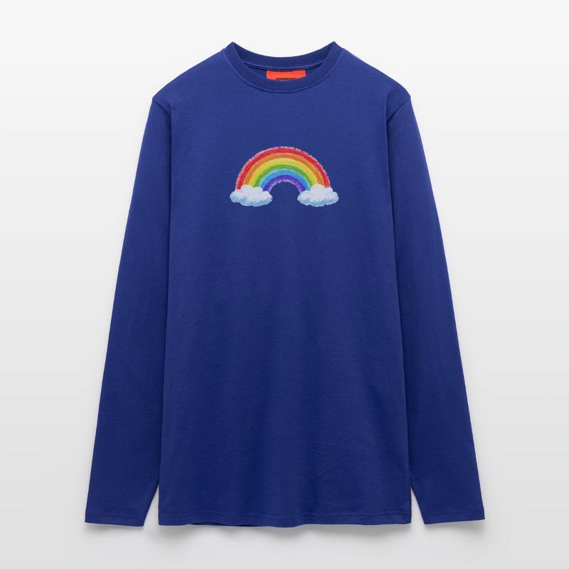 Rainbow over clouds Longsleeve - made by SPREAD 