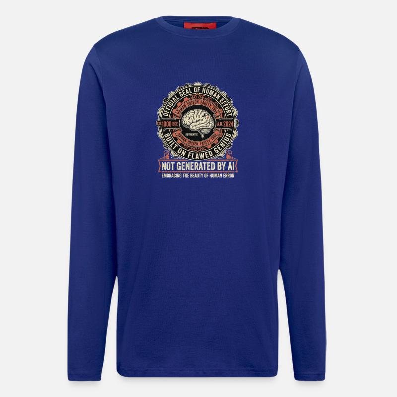 Human Authentic - Longsleeve - made by SPREAD  - Iconic Blue