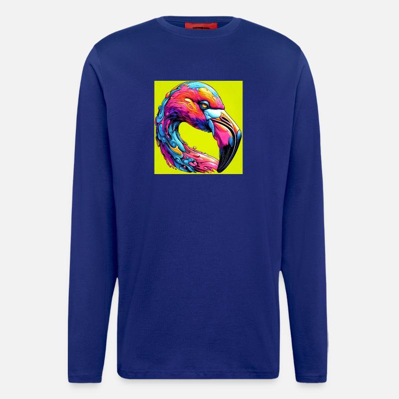 Flamingo - Langarmshirt - made by SPREAD  - Iconic Blue