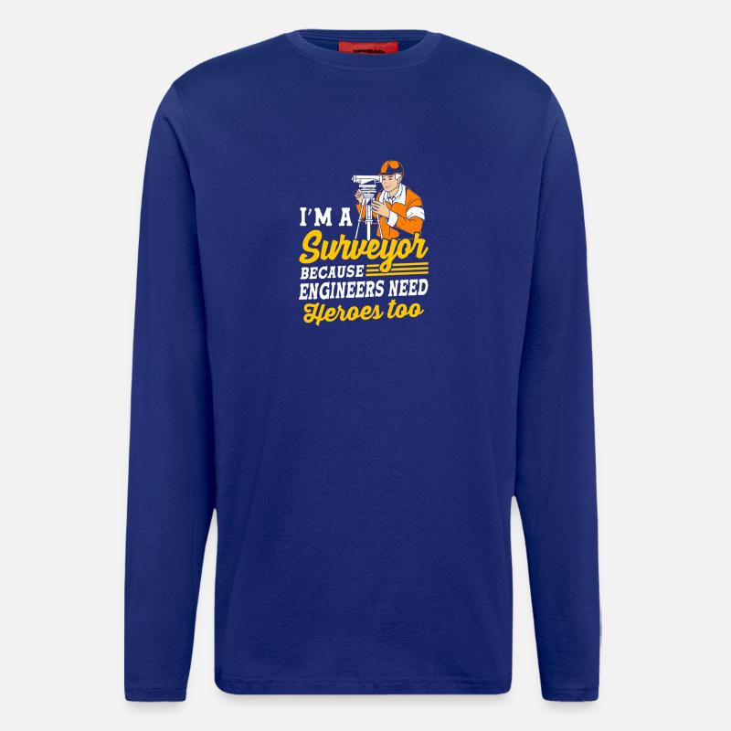 Landvermesser - Langarmshirt - made by SPREAD - Iconic Blue