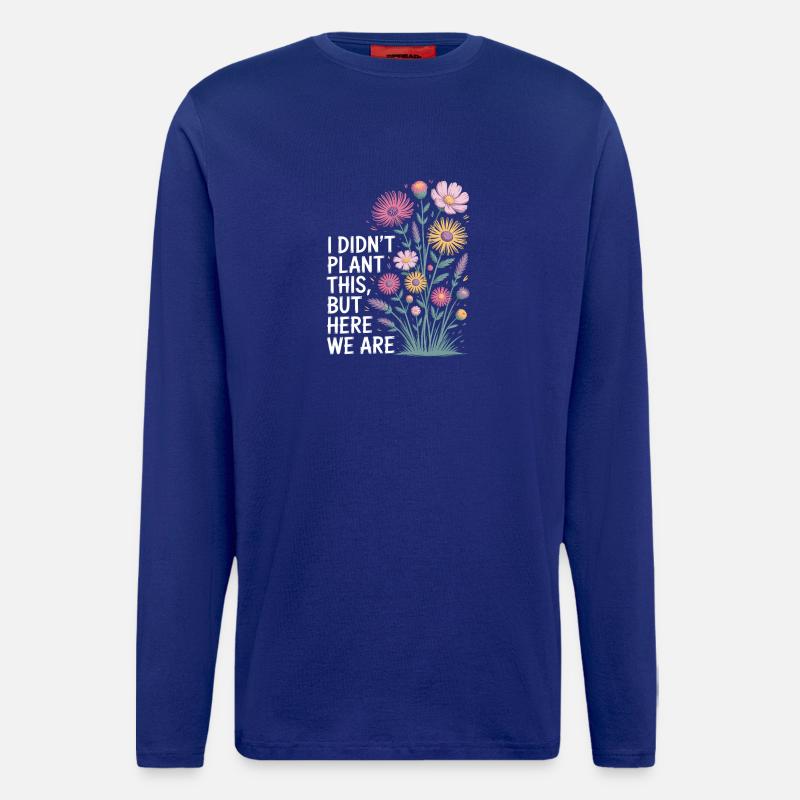 We Are Here: Wildflower Bloom - Longsleeve - made by SPREAD - Iconic Blue