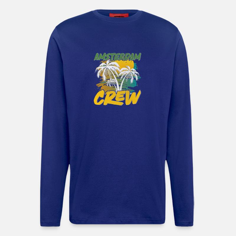 Amsterdam Crew - Langarmshirt - made by SPREAD  - Iconic Blue