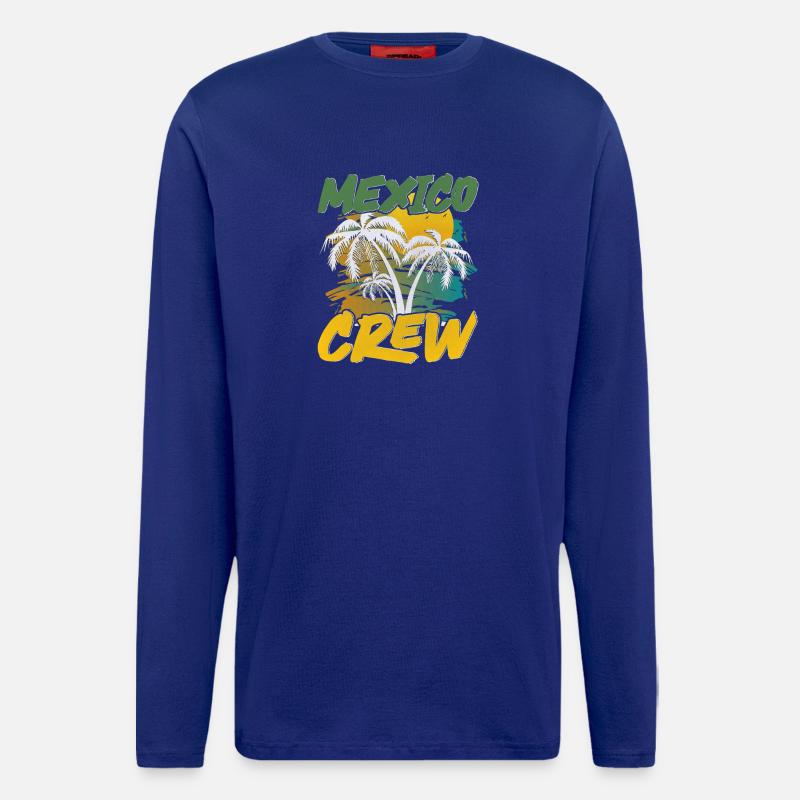 Mexiko Crew - Langarmshirt - made by SPREAD - Iconic Blue