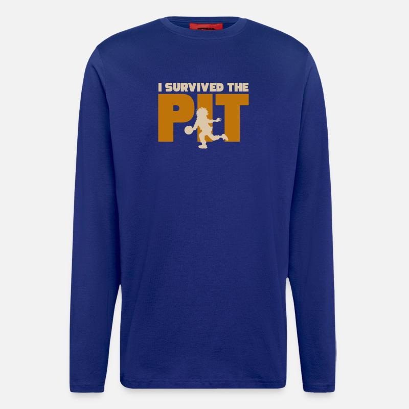 I Survived the Pit - Longsleeve - made by SPREAD  - Iconic Blue