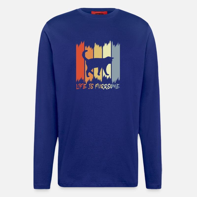 Cats Wit - Longsleeve - made by SPREAD  - Iconic Blue