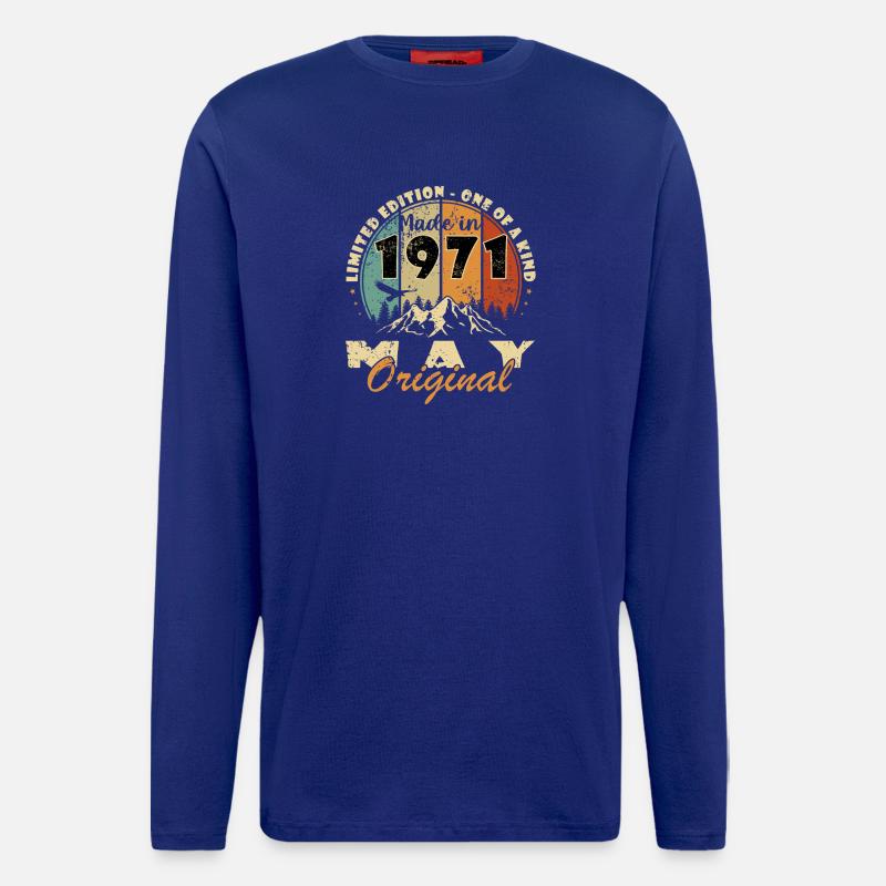 May 1971 – May 1971 - Longsleeve - made by SPREAD  - Iconic Blue
