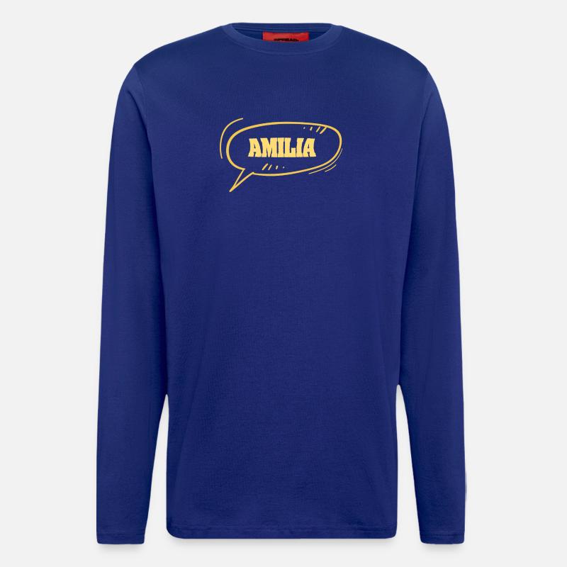 Comic Amilia - Longsleeve - made by SPREAD  - Iconic Blue
