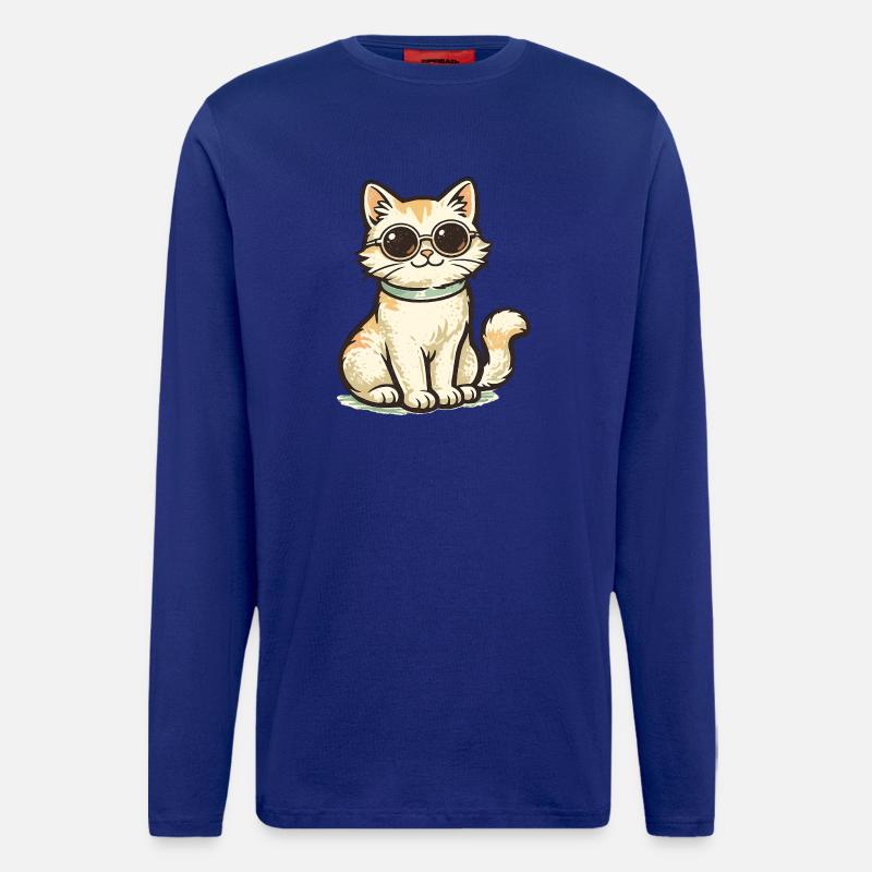 Coole Katze - Langarmshirt - made by SPREAD  - Iconic Blue