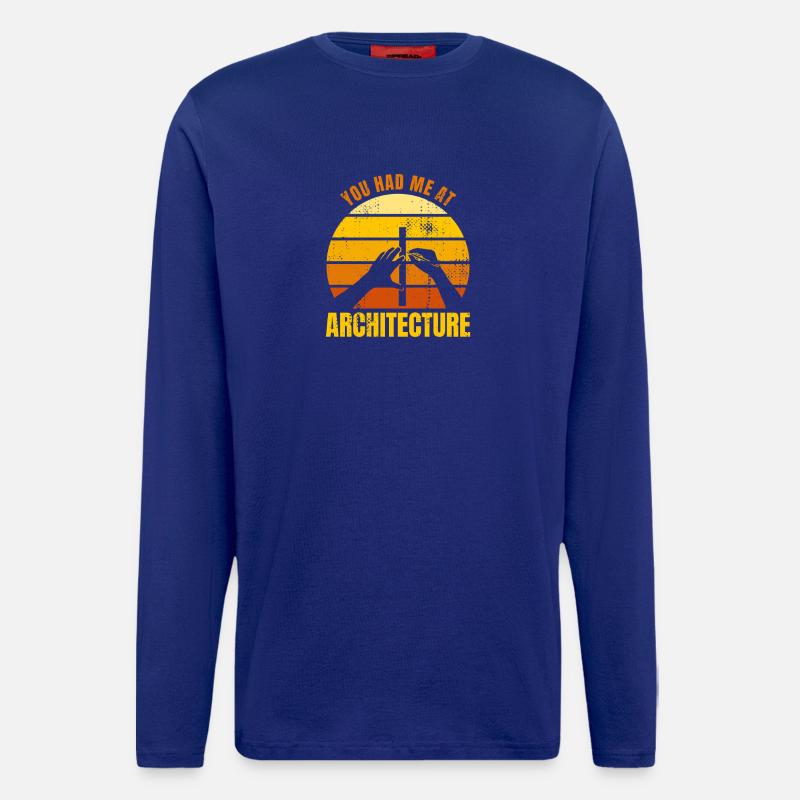 Architects' Saying - Longsleeve - made by SPREAD - Iconic Blue