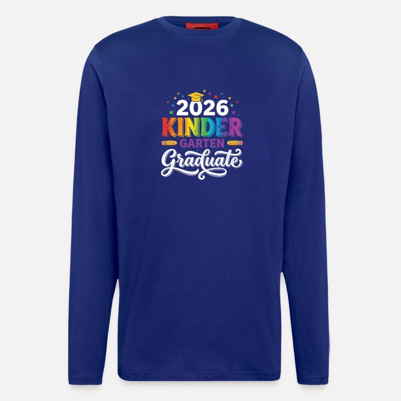 2026 Kindergarten-Absolvent Rainbow - Langarmshirt - made by SPREAD  - Iconic Blue