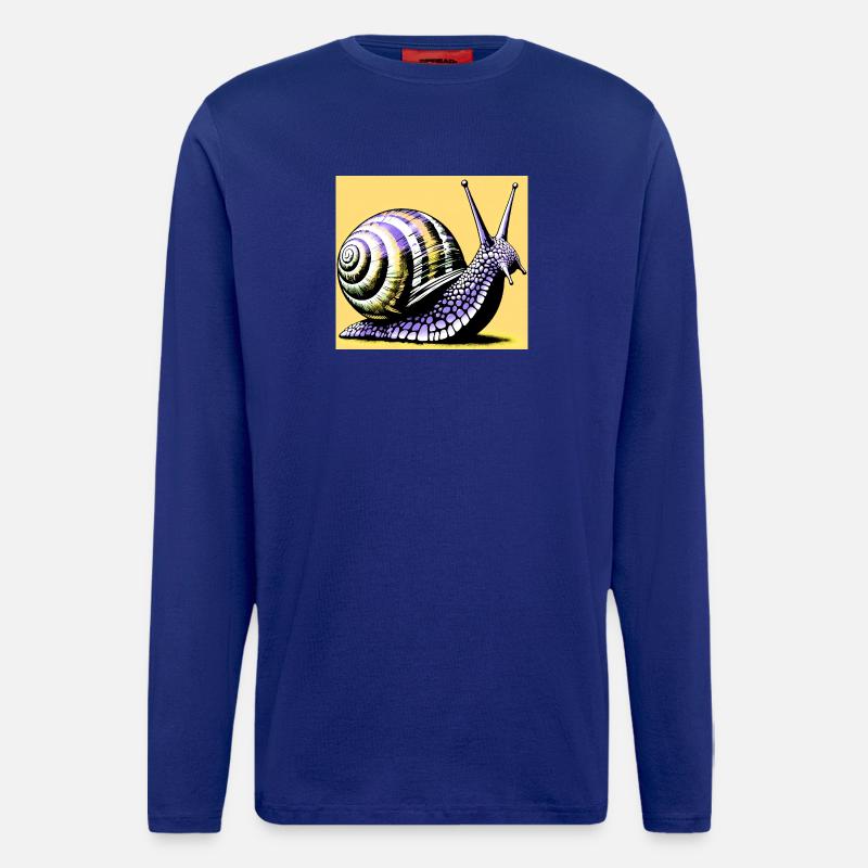 Snail - Longsleeve - made by SPREAD  - Iconic Blue