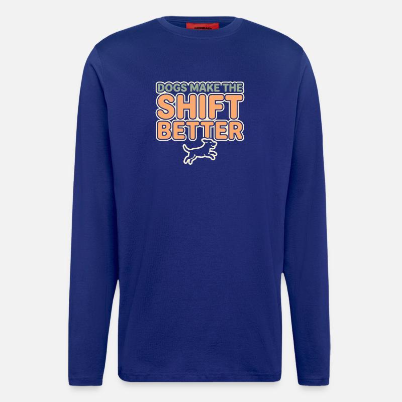 Zwingertechniker, Zwingerassistent, Tierpflege - Langarmshirt - made by SPREAD - Iconic Blue