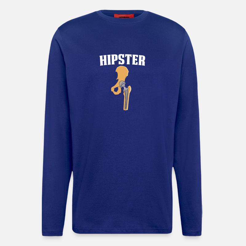 Hips Hip Joint Hips - Longsleeve - made by SPREAD - Iconic Blue