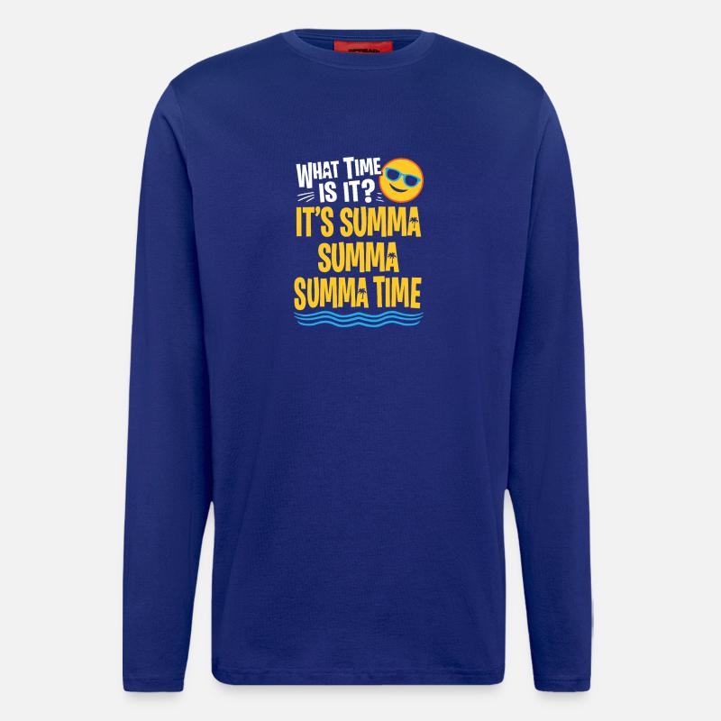 Summa Summa Time Tee - Langarmshirt - made by SPREAD - Iconic Blue