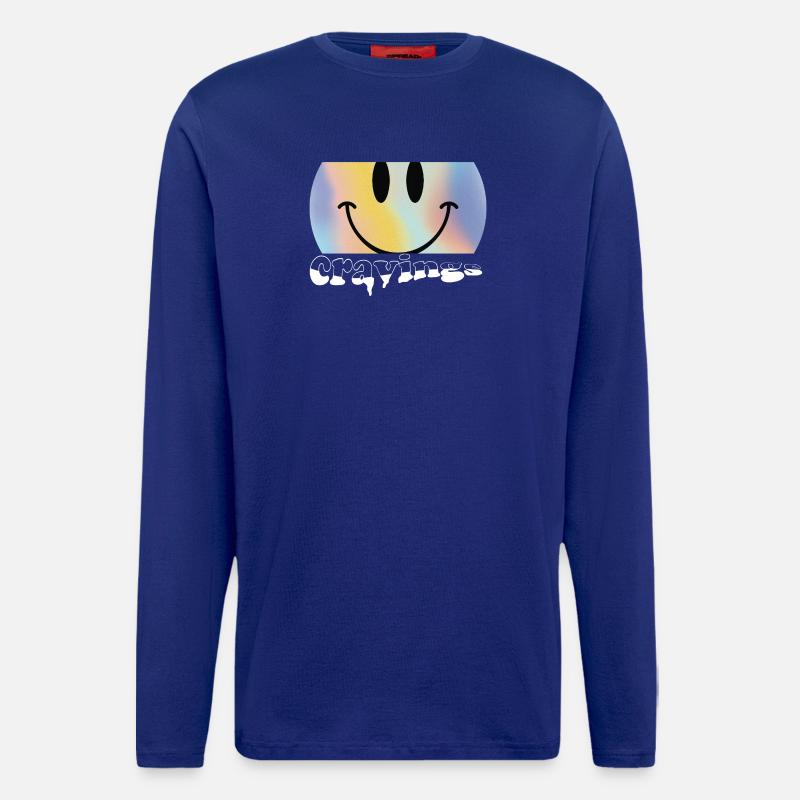 Tie-Dye Cravings Logo - Longsleeve - made by SPREAD  - Iconic Blue