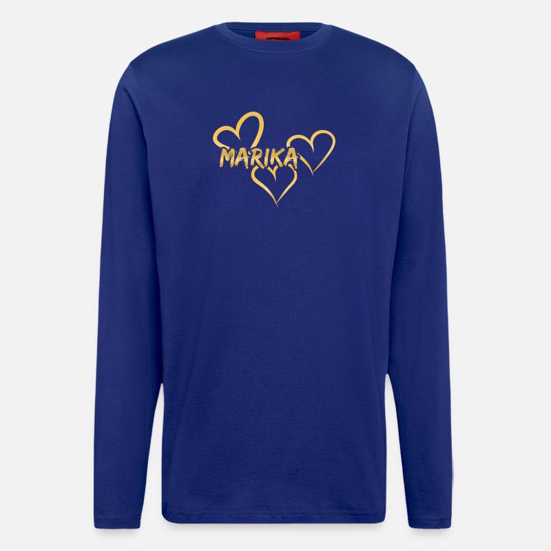 Gift for Marika - Longsleeve - made by SPREAD  - Iconic Blue